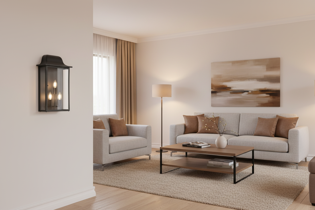 WALL LAMP-L582 BLACK