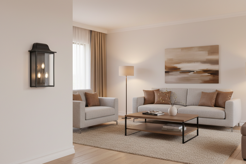WALL LAMP-L582 BLACK