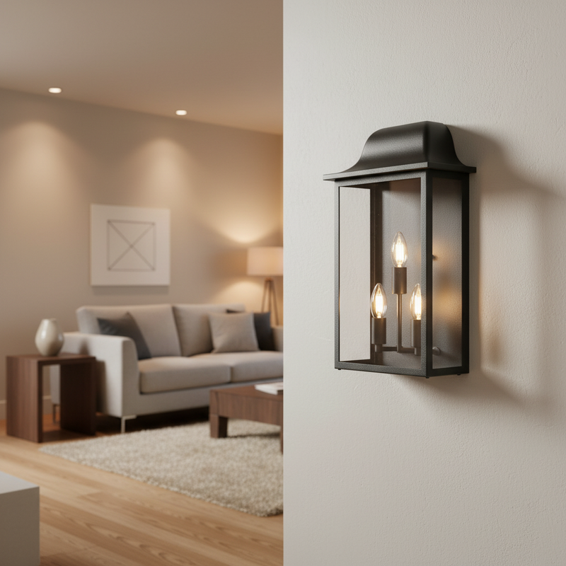 WALL LAMP-L582 BLACK