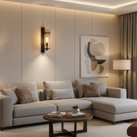 WALL LAMP-L585 BLACK