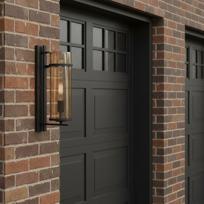 WALL LAMP-L585 BLACK