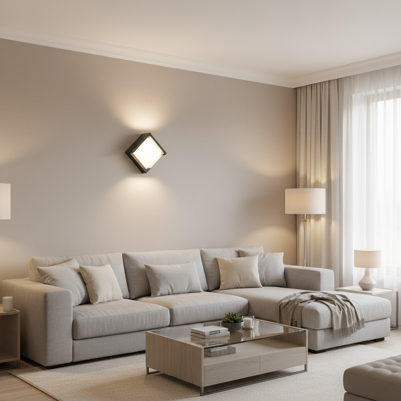 WALL LAMP-L591 BLACK