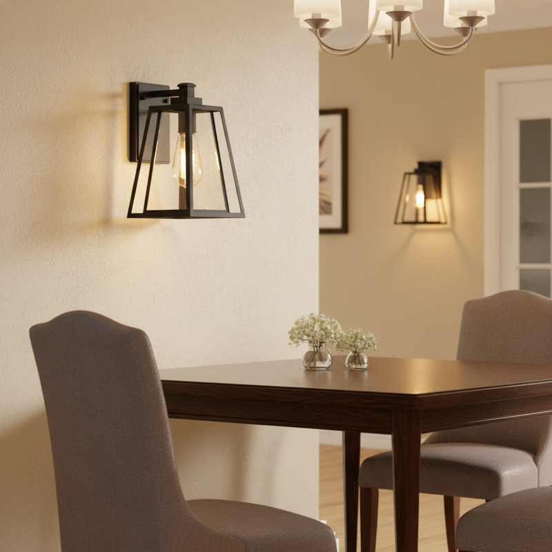 WALL LAMP-L627 BLACK