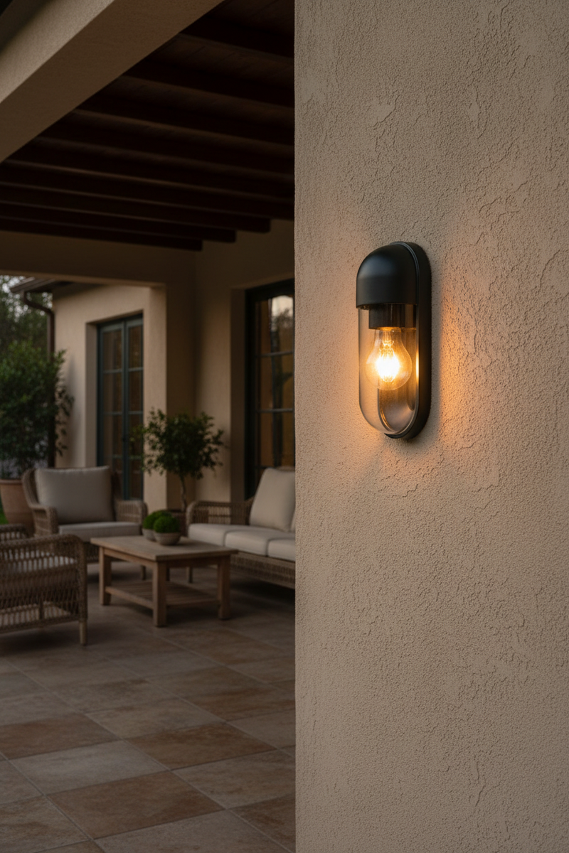 WALL LAMP-L632 BLACK