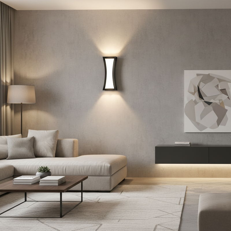 WALL LAMP-L639 BLACK