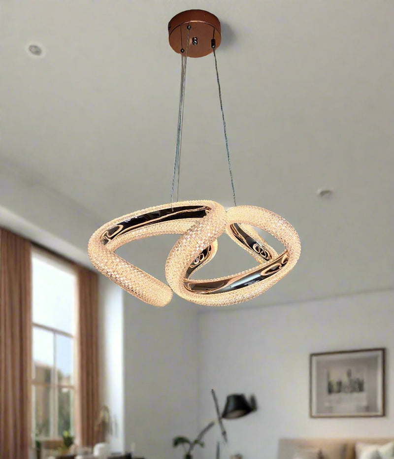 LED crystal chandelier pendant light-0423.