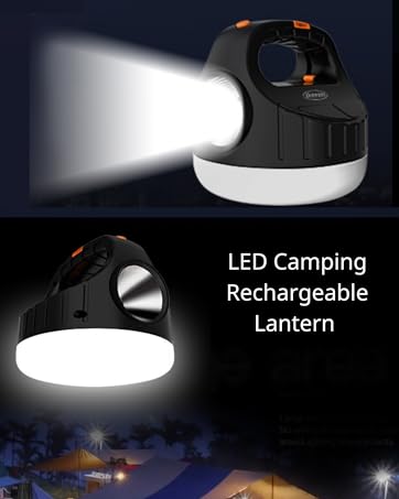 Portable Rechargeable LED Multifunctional Camping Light.