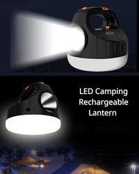 Portable Rechargeable LED Multifunctional Camping Light.