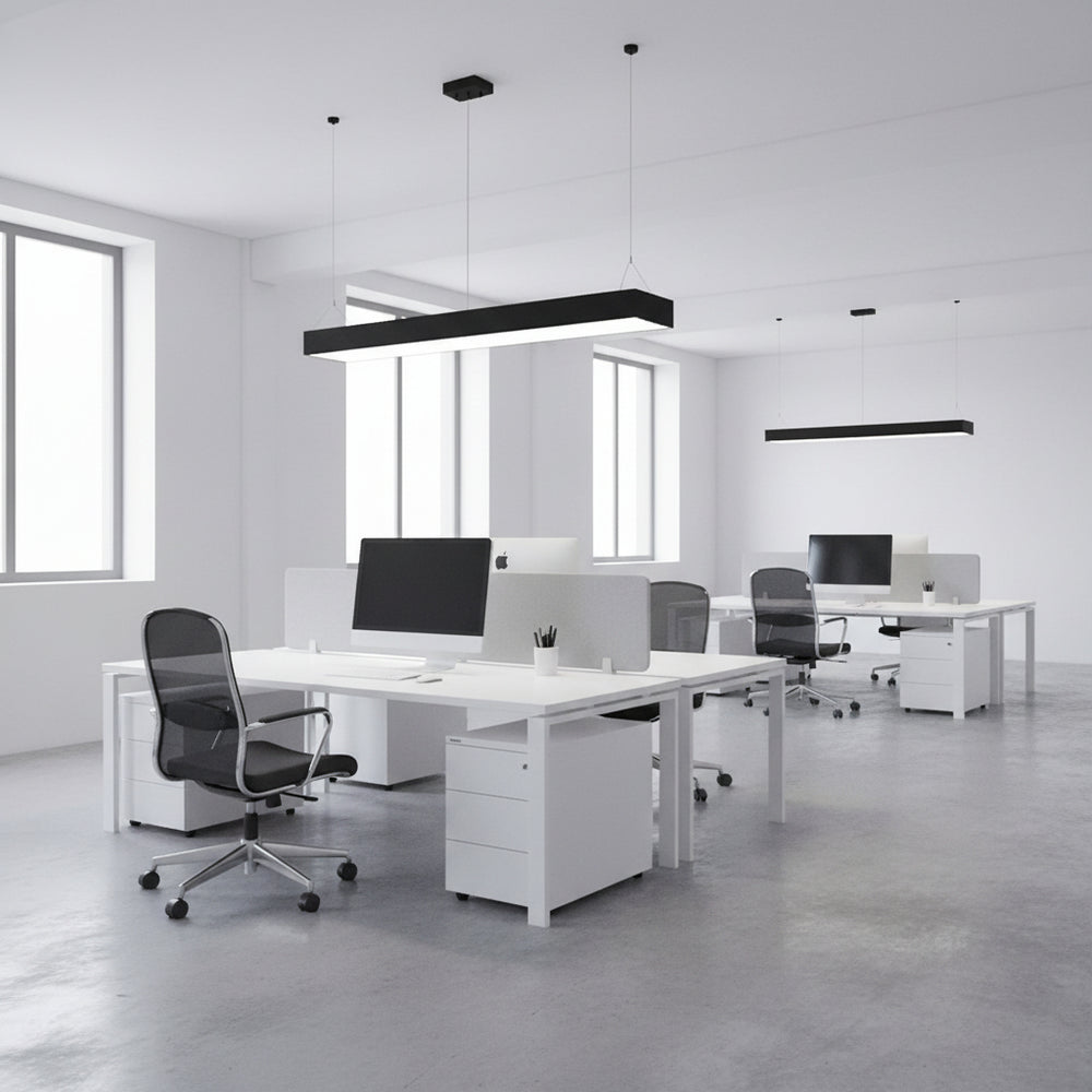100W 1180x300mm LED Office Pendant light 6500K.