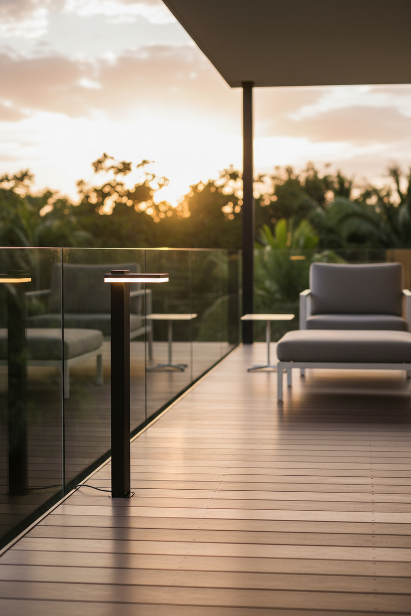 OUTDOOR LIGHT-LFL012 BLACK