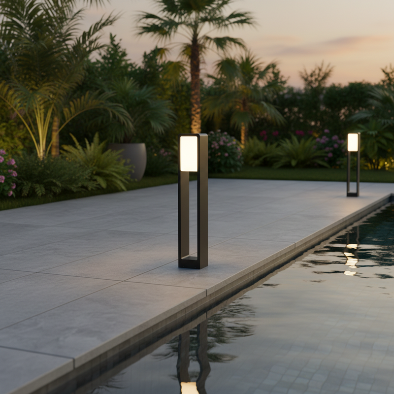 BOLLARD LAMP-LFL028 MATT BLACK