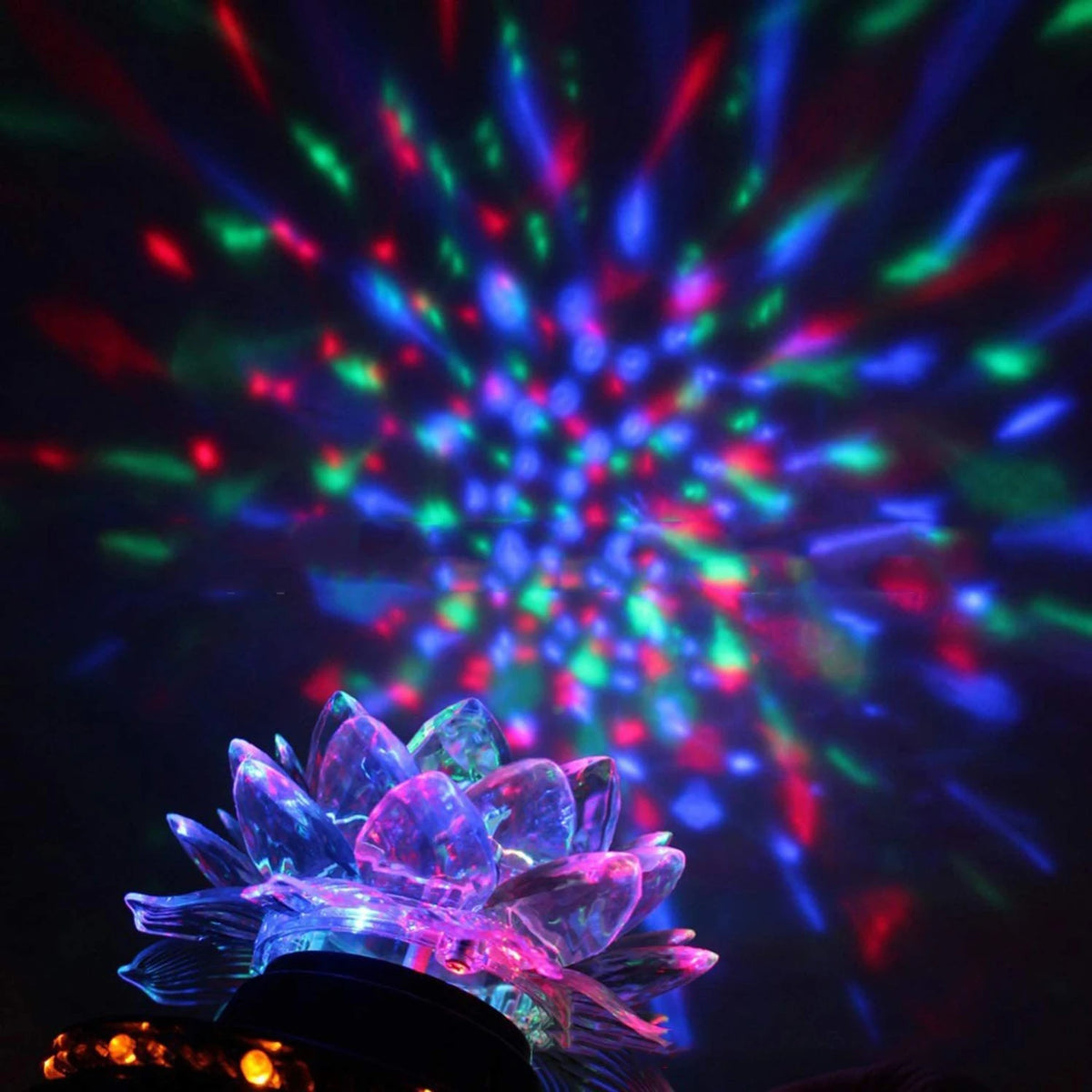 Lotus LED RGB Moving Bulb-Mounted-Mr Smart Lighting Company.