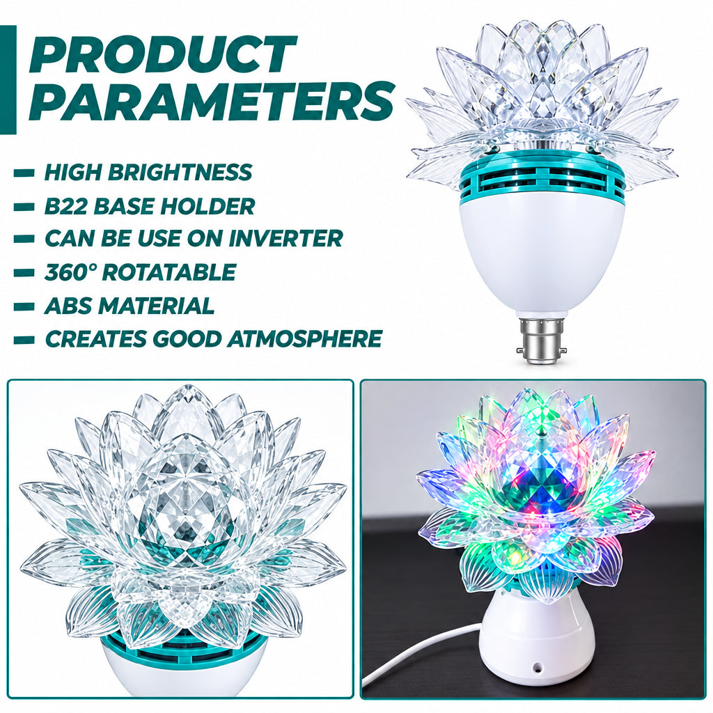 Lotus LED RGB Moving Bulb 3W-IP20.