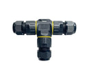 M20 IP68 3 Pole Cable T Connector waterproof cable junction connector for outdoor and industrial electrical wiring installations