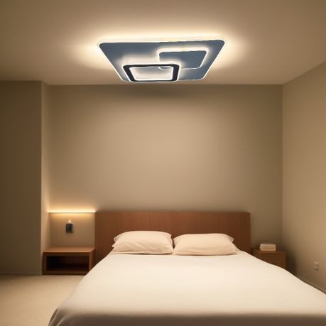 Color Changing Modern Acrylic LED Ceiling Light - Square-CE017.