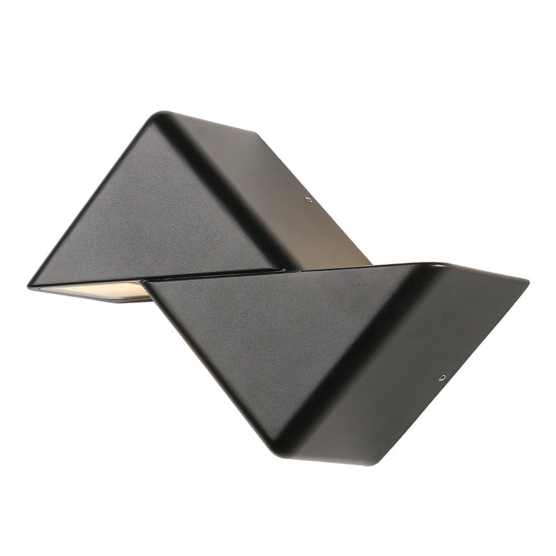 Eurolux Triat Outdoor Wall Light Black LED 12w-O665