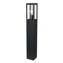 Eurolux Bhok Square Ali Outdoor Bollard with Clear Glass-O668