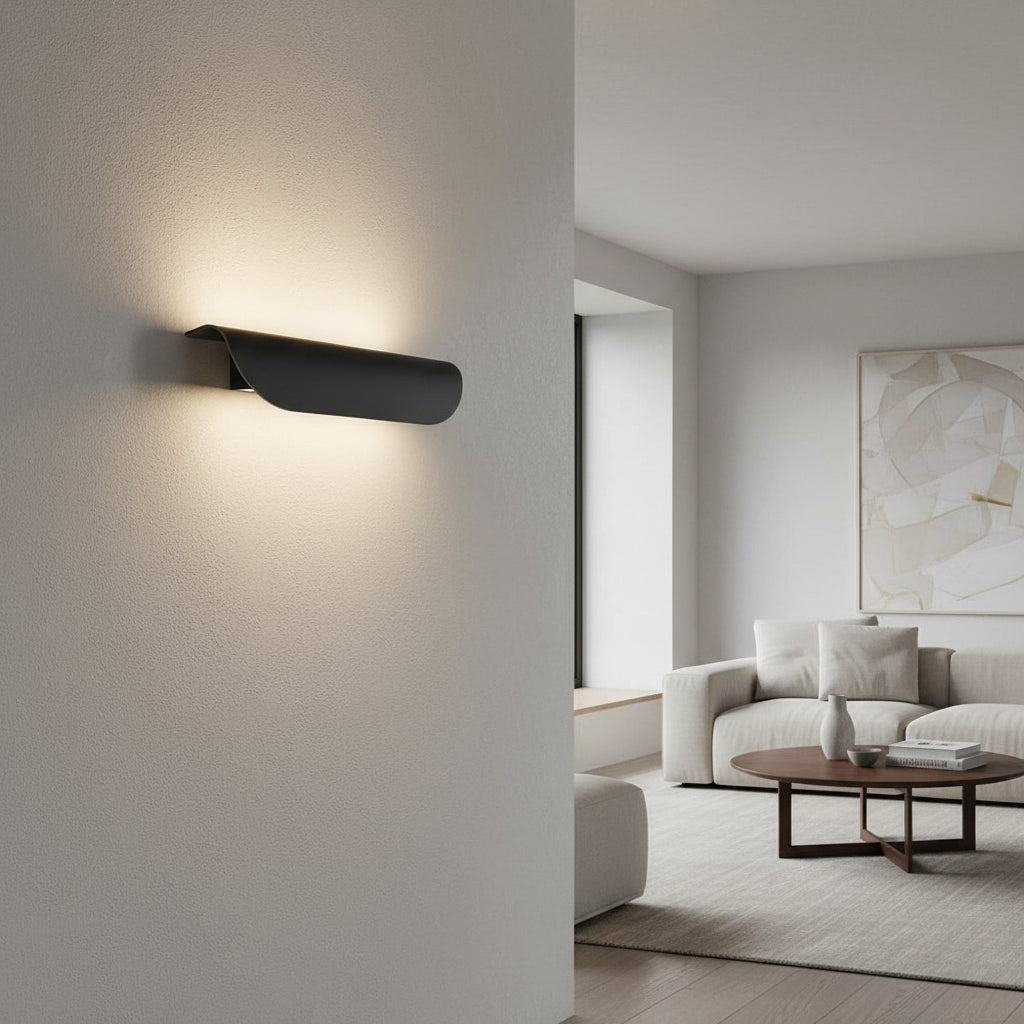 Eurolux Fold Outdoor Wall Light Black LED 12w-O669