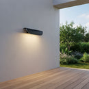 Eurolux Fold Outdoor Wall Light Black LED 12w-O669