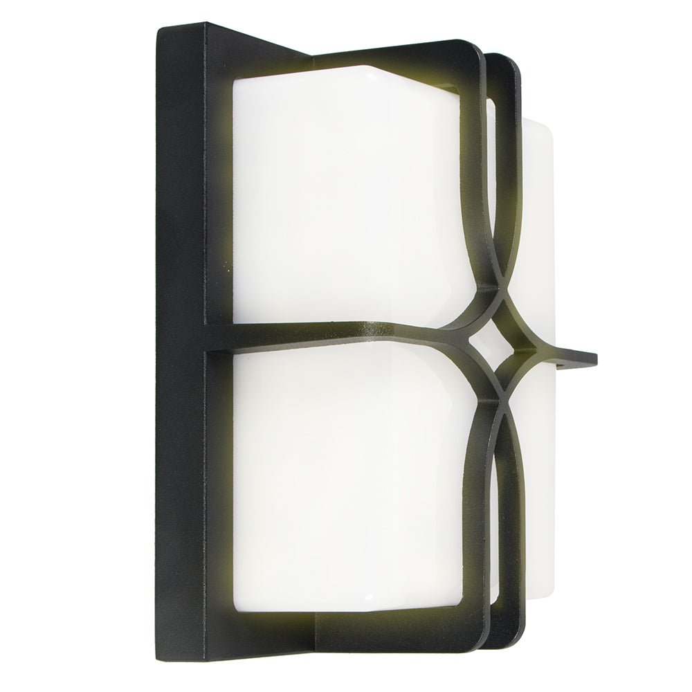 Eurolux Lone Deco Outdoor Wall Light Black LED 10w-O673