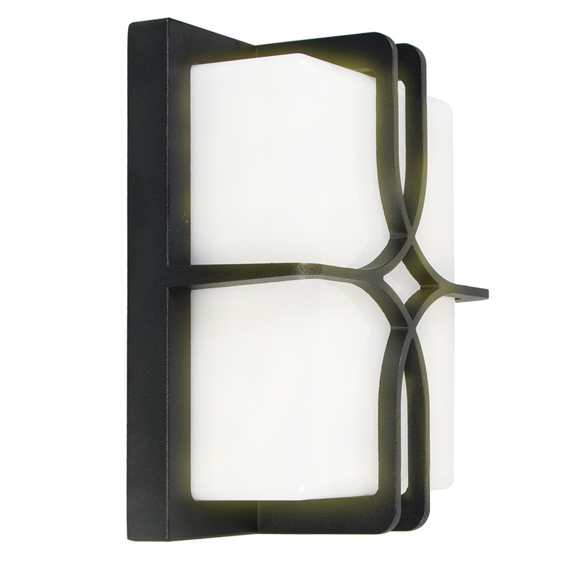 Eurolux Lone Deco Outdoor Wall Light Black LED 10w-O673