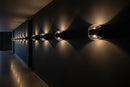 Eurolux Glow Outdoor Wall Light Black LED 12w-0674