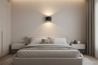 Eurolux Glow Outdoor Wall Light Black LED 12w-0674