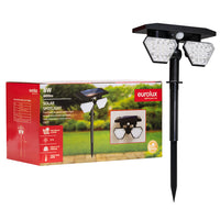 Eurolux Solar Spot/Spike Light Combo Black LED-O675