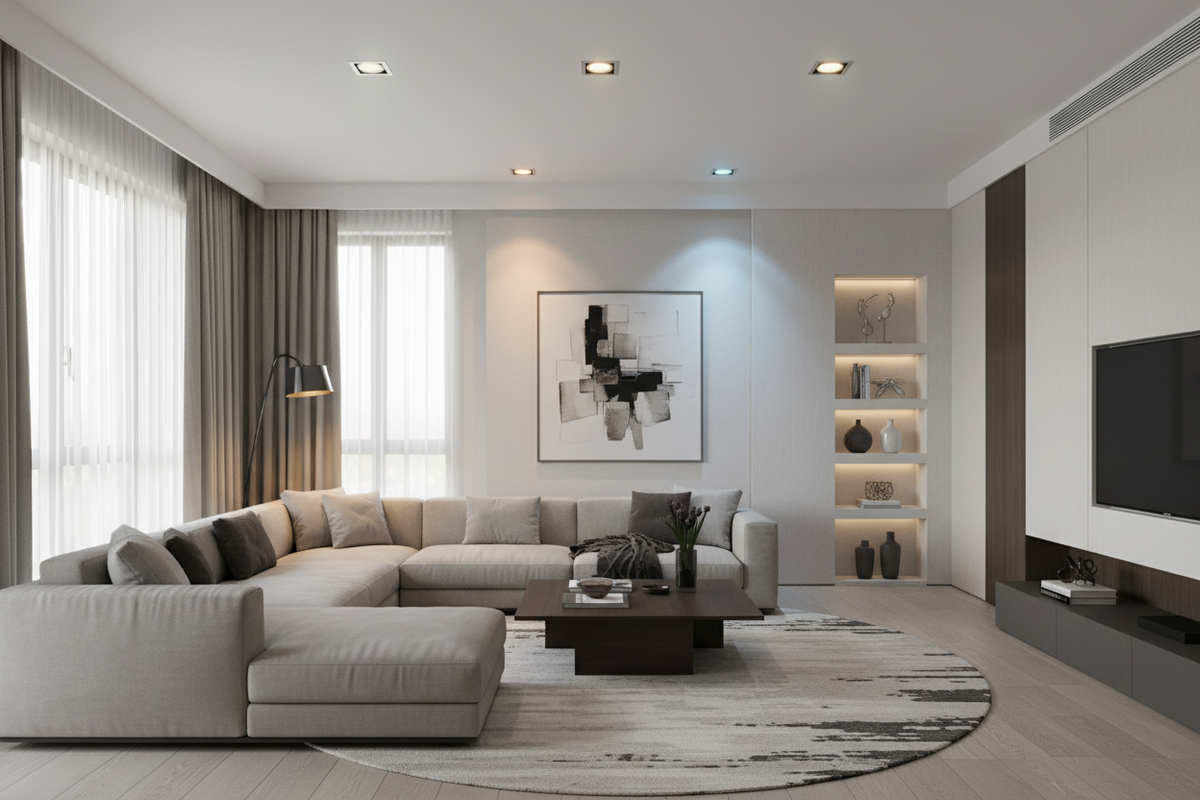 7W GU10 Cool White Downlight Globe-6500K.