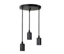 Olite OL-PEND-RND-BK Hanging Pendant Light Black Round E27-Mr Smart Lighting Company.