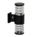 Outdoor Wall Lamp 8901/2 BK black waterproof LED outdoor wall light for modern homes in South Africa by Mr Smart Lighting Company