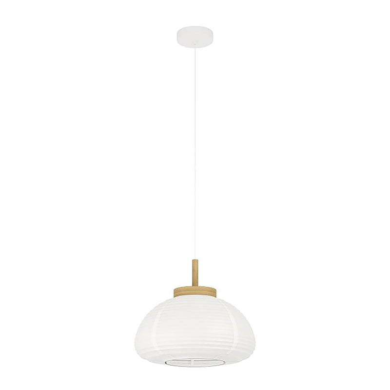 Eurolux Summerhill 1 LT Pendant White/Wood-P1354