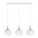 Eurolux Summerhill 3 LT Pendant White/Wood-P1355