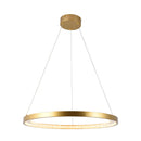 Eurolux Lustra Ring Crystal Pendant Gold LED 15w 3000K-P1358