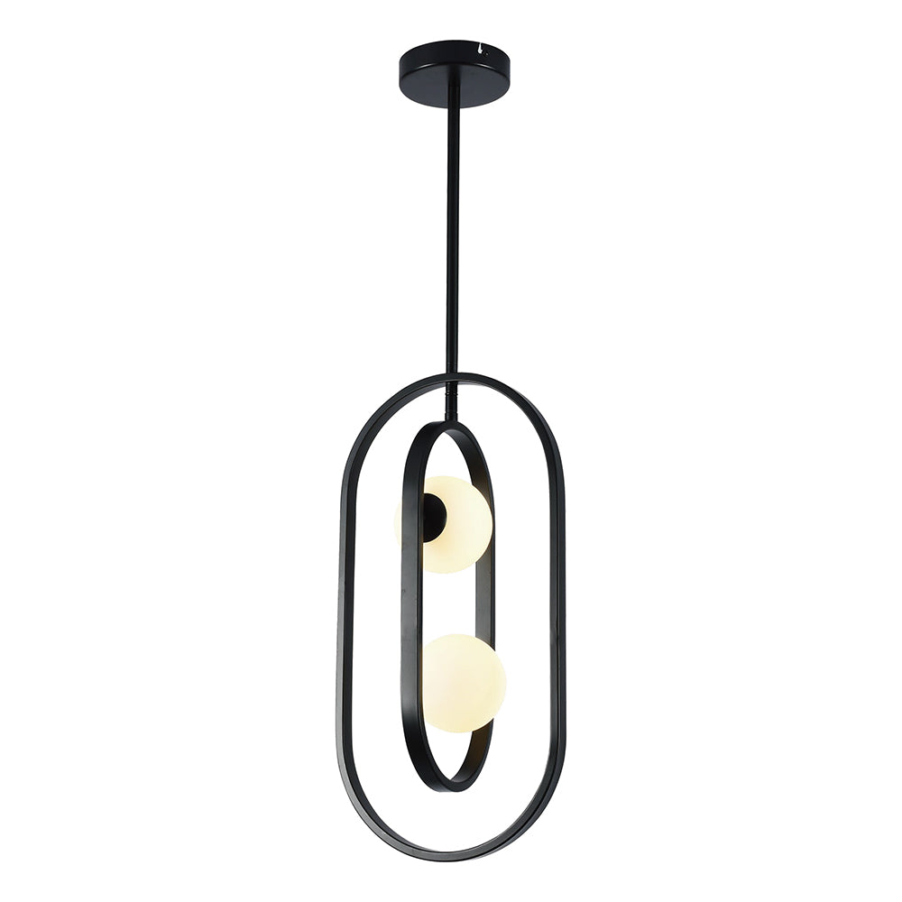 Eurolux Miro 2LT Pendant Black G9 2x3w P1359