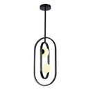 Eurolux Miro 2LT Pendant Black G9 2x3w P1359