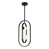 Eurolux Miro 2LT Pendant Black G9 2x3w P1359