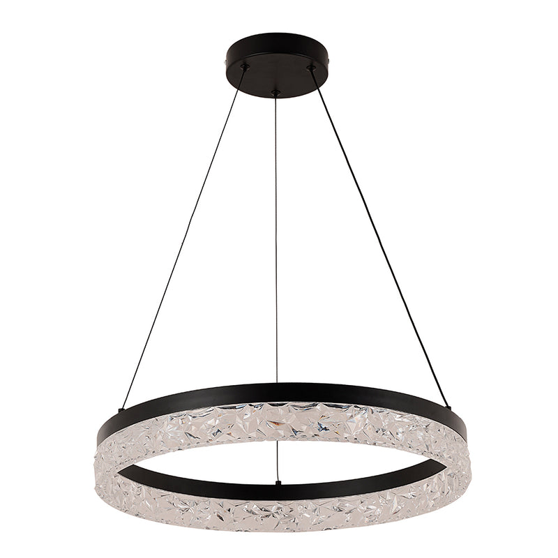Eurolux Glint Pendant Black LED 30w 3000K-P1366