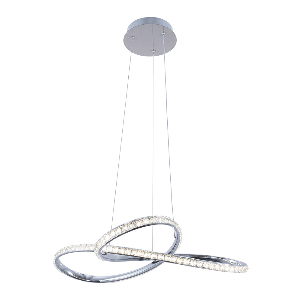Eurolux P1373 Brillia Pendant Chrome LED 40w 4000K-P1373