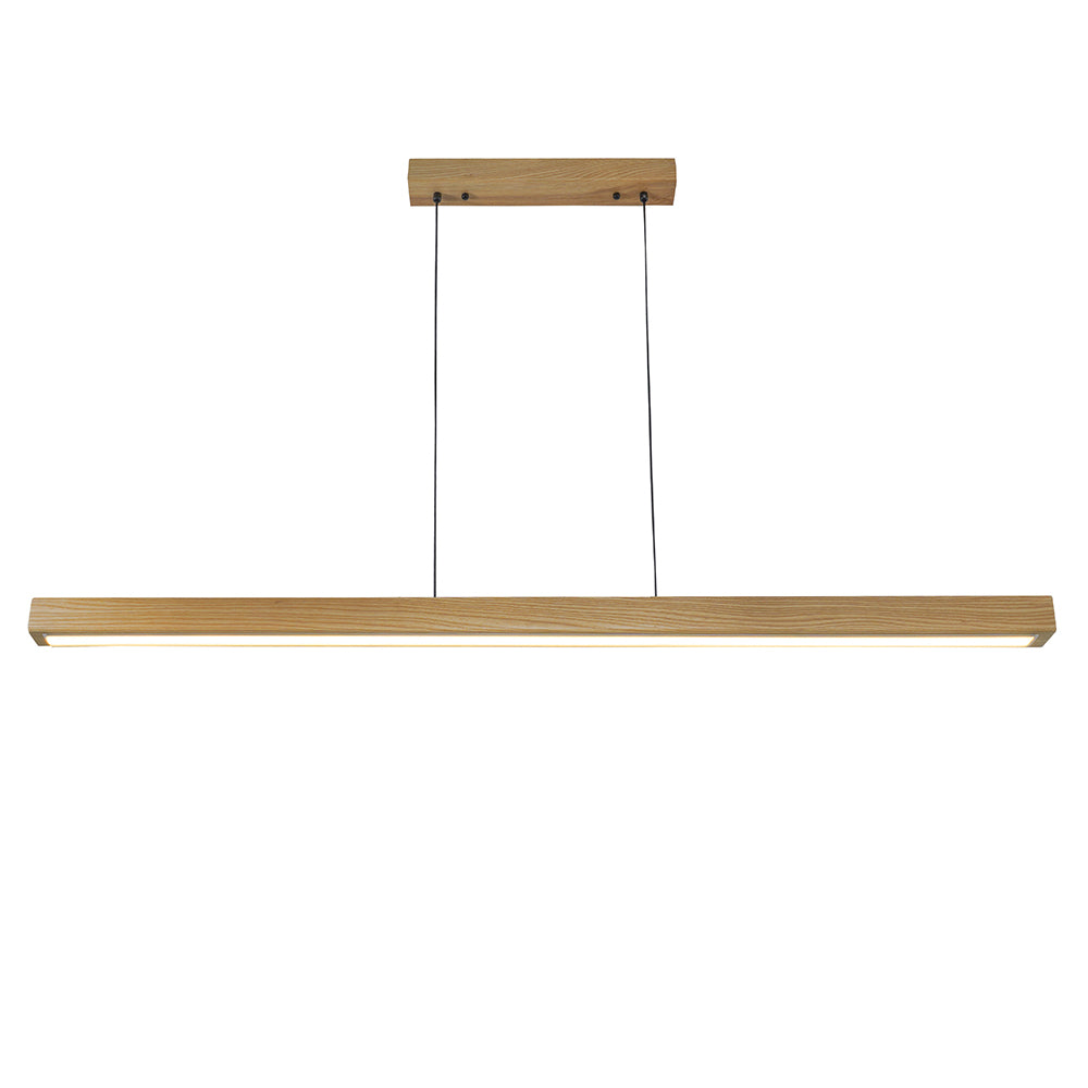 Eurolux Ona Pendant White Ash Wood LED 18w 4000K-P1376