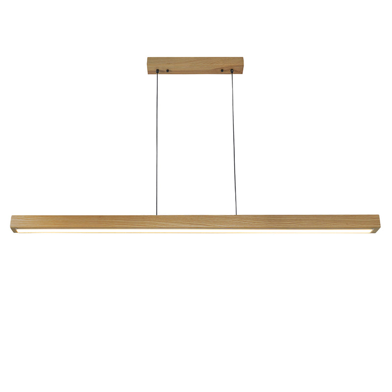 Eurolux Ona Pendant White Ash Wood LED 18w 4000K-P1376