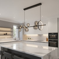 PENDANT LIGHT-PEN039/10 BK/SMOKE