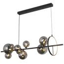 PENDANT LIGHT-PEN039/10 BK/SMOKE