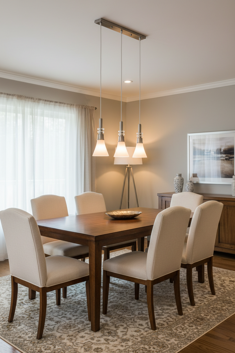 PENDANT LIGHT-PEN077/3 SATIN