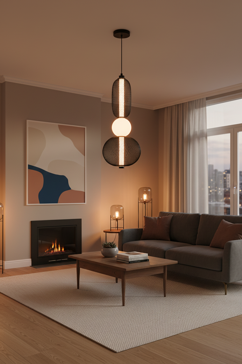PENDANT LIGHT-PEN149 SAND BLACK