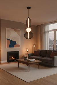 PENDANT LIGHT-PEN149 SAND BLACK