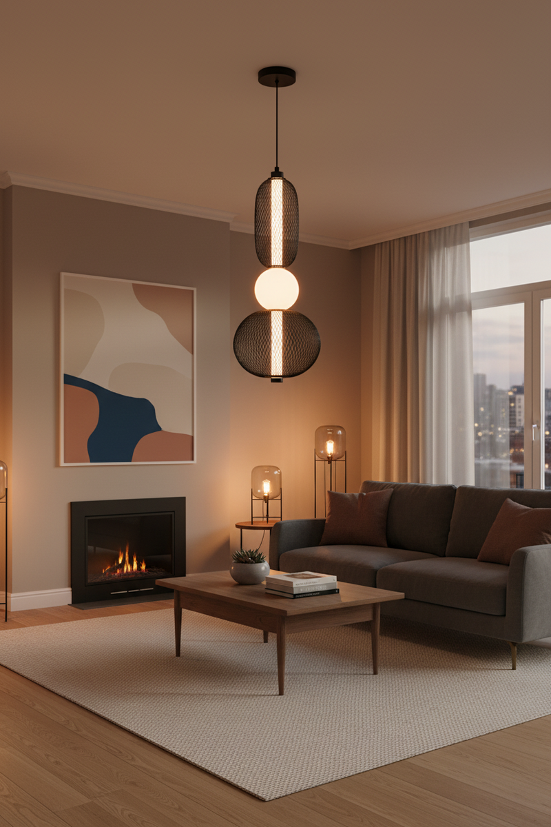 PENDANT LIGHT-PEN149 SAND BLACK
