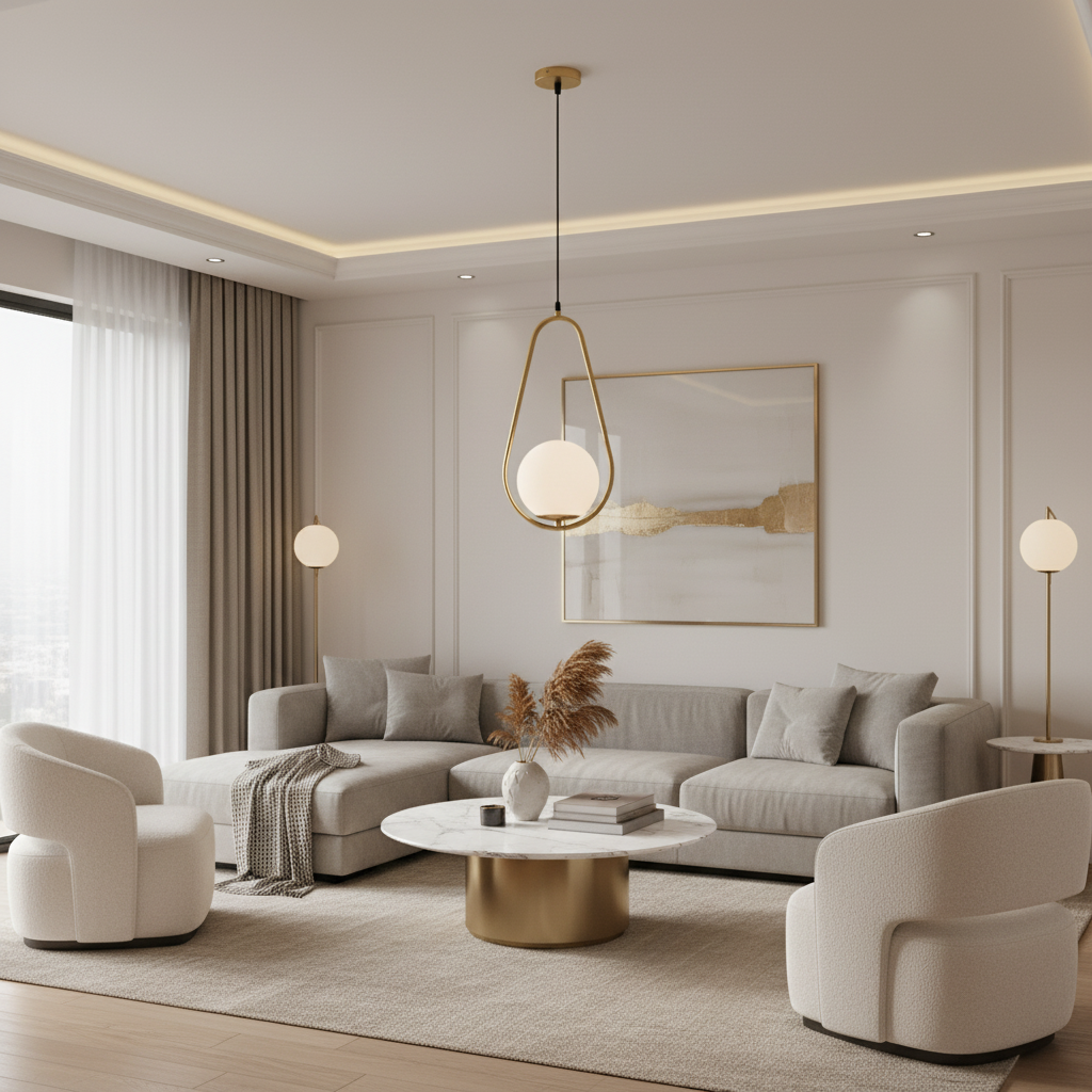 PENDANT LIGHT-PEN152 BRASS
