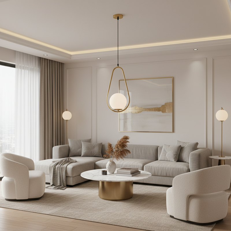 PENDANT LIGHT-PEN152 BRASS