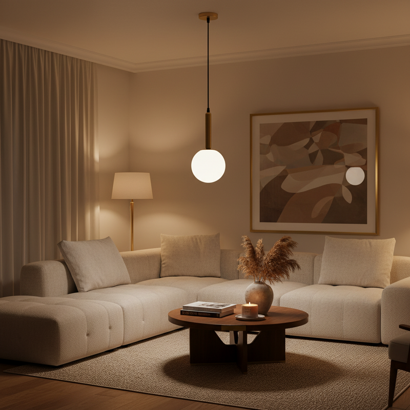 PENDANT LIGHT-PEN154 BRASS